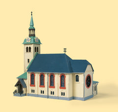 Auhagen 12229, Kirche Börnichen, Bausatz, / H0 - TT
