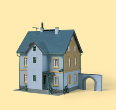 Auhagen 12258, Werkswohnhaus, Bausatz, / H0 - TT