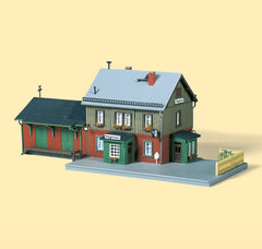 Auhagen 13275, Bahnhof Hagenau, Bausatz / TT