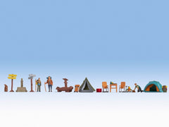 Noch 16201, Figuren-Themenwelt „Camping“, / H0