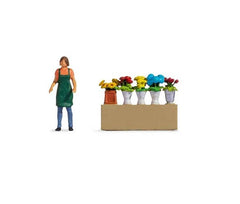 Noch 16502, Tiny-Scenes 'Blumenstand' , Figuren / H0
