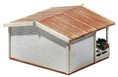 Faller 180542, Swimming - Pool und Gartenhaus, / H0