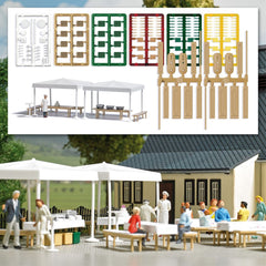 Busch, 1830, Catering-Set mit Koch, H0