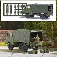 Busch 1935, Robur mit NVA-Soldat, Bausatz / H0