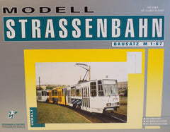 Herrmann & Partner 22087B, Straßenbahn KT4D, Gera, Bausatz / H0m