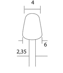 Proxxon 28723, Konusfräser (Wolfram-Vanadiumstahl) / -