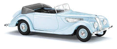 Busch 40289, EMW 327 Cabrio, Blaugrau - offen, / H0