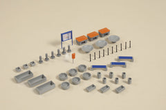 Auhagen 41639, Marktausstattung, Bausatz / H0