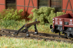 Auhagen 44654, Prellbock - geschwungen, Bausatz / N