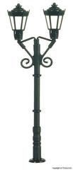 Viessmann 6973, Parklaterne zweiflammig, schwarz / TT