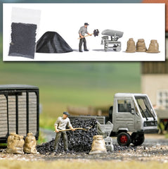 Busch 7928, Action Set: Kohle wiegen / H0