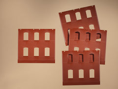 Auhagen, 80514, Wände 2324F rot, Bausatz / H0 - BKS