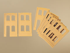 Auhagen, 80606, Wände 2323A, Wände 2323B gelb, Bausatz / H0 - BKS