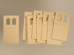 Auhagen, 80622, Wände 2410C gelb, Bausatz / H0 - BKS