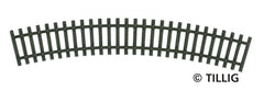Tillig 83016, Schwellenband gebogen R01, R267mm/30' / TT
