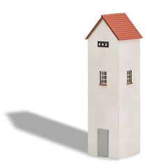 Busch 8825, Trafohaus, Turm mit Sprossenfenstern / TT