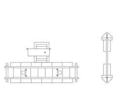 Auhagen 11404, Gleiswaage & Lademaß, Bausatz / H0
