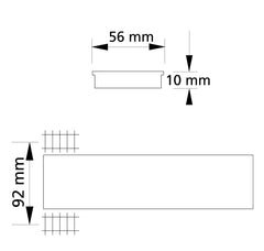 Auhagen 43649, Bahnsteigverlängerung, Bausatz / TT