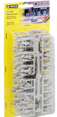 NOCH 35985 Unbemalte Figuren – 72 Stück, Spur N, 1:160