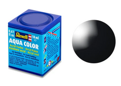 Revell 36107 Aqua Color Schwarz glänzend RAL 9005 18 ml