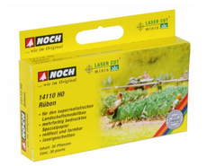 NOCH 14110 Rüben – 15 Pflanzen, Laser-Cut minis, Spur H0