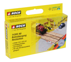 NOCH 14305 Bahnübergang Holzbohlen – Laser-Cut / H0
