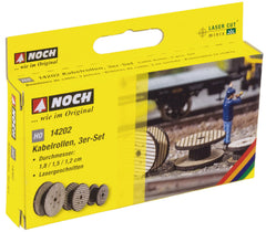 NOCH 14202 Kabelrollen – Laser-Cut / H0