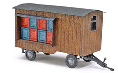 BUSCH 59931 Anhänger „Bienenwagen“ – Spur H0, 1:87
