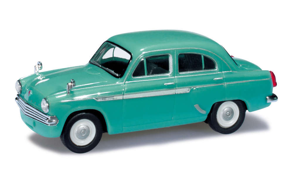 Herpa 023672-002, Moskwitsch 403 türkis, / H0