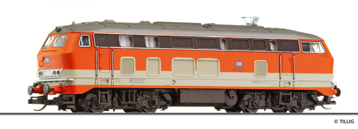Tillig 04705 Diesellok BR 218 City-Bahn, DB, Ep.IV  / TT