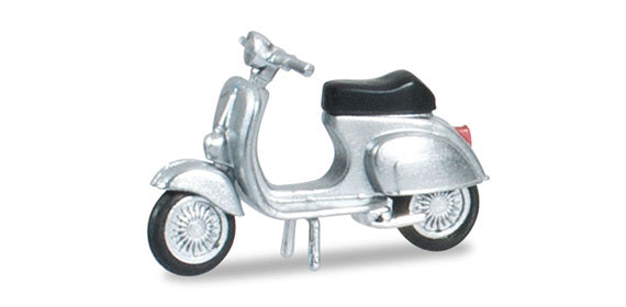 Herpa 053143-003, Piaggio Vespa 50 R, silber, Epoche III - IV. / H0