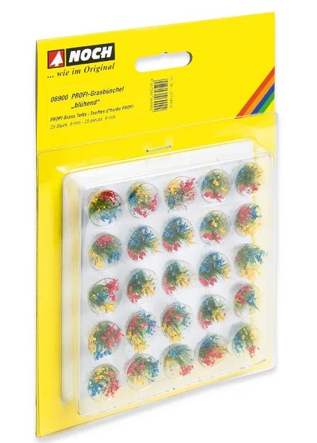 Noch 06900, PROFI-Grasbüschel “blühend” / -