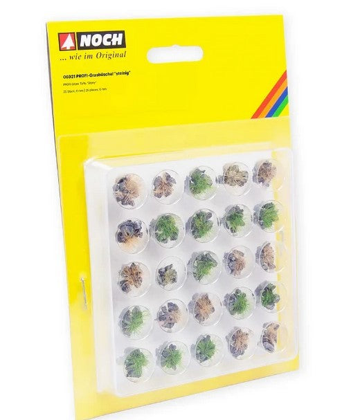 Noch 06921, PROFI-Grasbüschel “steinig” / -