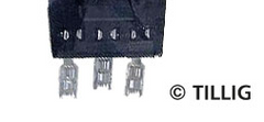 Tillig 07941, Flachstecker für Weichenantrieb 08330  - Beutel à 15 Stück,
