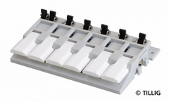 Tillig 08211, Tastenpult, 6-fach, Moment- o. Dauerstrom, /-