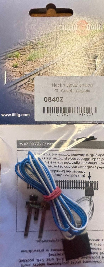 Tillig 08402, Nachrüstsatz für Anschlussgleis, analog, / TT