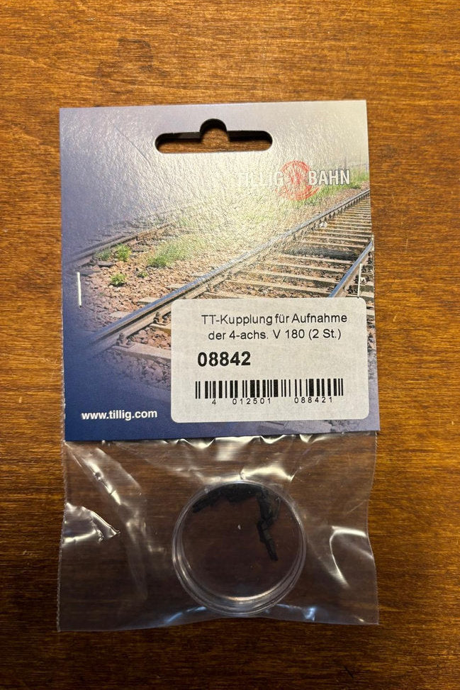 Tillig, 08842, Kupplung für vierachsige, V180/ BR 118, 2 Stück