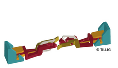 Tillig, 08845, Kupplung für V 200 / BR 120 DR, Beutel à 2 Stück.