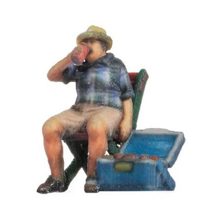 Noch 10431, Mann auf Klappstuhl, Figuren / H0
