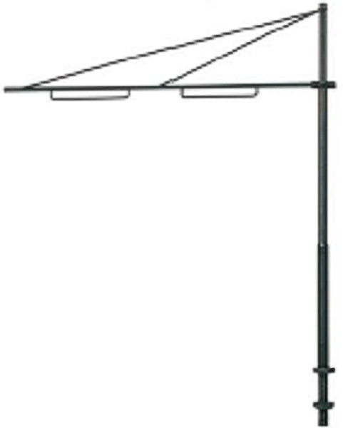 Sommerfeldt 109, Straßenbahnmast m.Doppelausleger (1 Stück) / H0