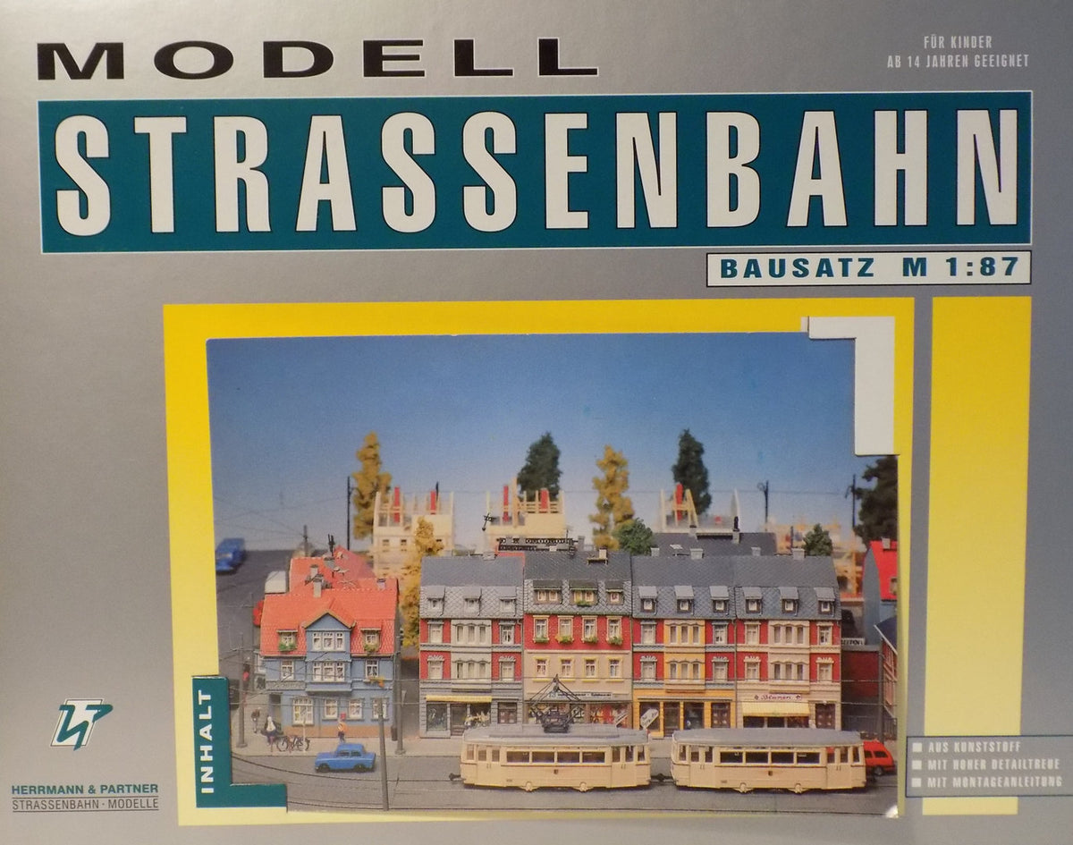 Herrmann & Partner 11010/2, Straßenbahn ET54 Zweirichterwagen, Dresden, Bausatz / H0