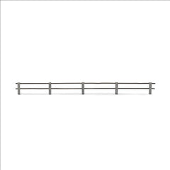 Busch 1123, Zaun mit Betonpfählen / H0