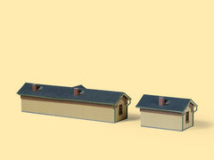 Auhagen, 11358, Haltepunkt Obergittersee & Nebengebäude, Bausatz / H0