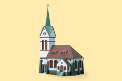 Auhagen 11370, Stadtkirche, Bausatz, H0
