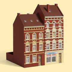 Auhagen 11417, Stadthäuser Schmidtstraße 27/29, Bausatz