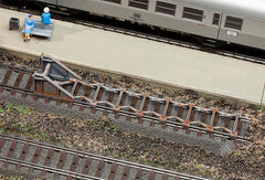 Faller 120322, 2 Prellböcke mit Scherenbremsen, / H0