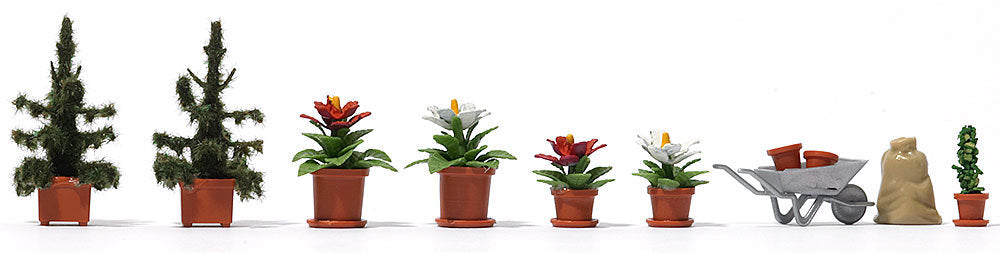 Busch 1235, Weihnachtssterne & Zubehör, / H0