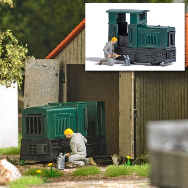 Busch 12454, Action-Set: Lok ölen / H0