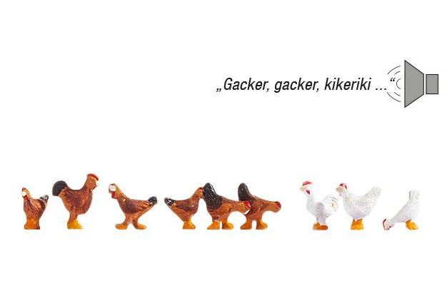 Noch 12853, Hühner (Sound-Szenen ), / H0