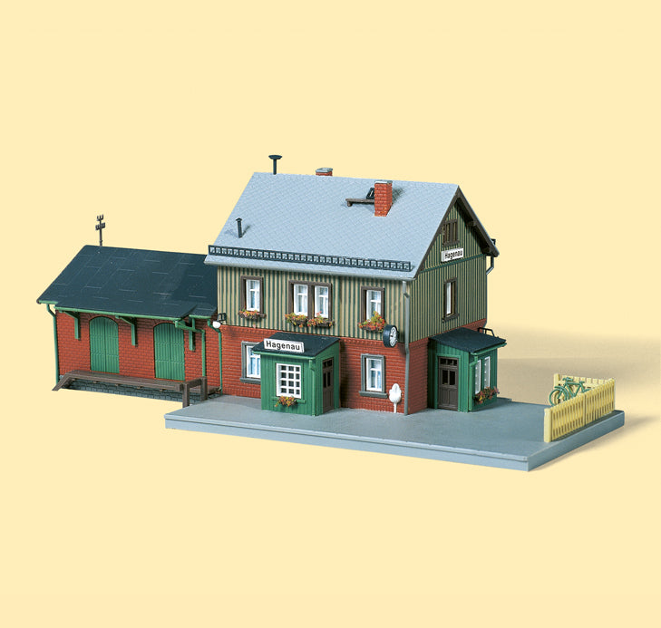 Auhagen 13275, Bahnhof Hagenau, Bausatz / TT